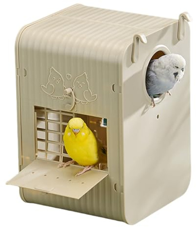 Vogelnistkasten Geräumig Mit Großem Sichtfenster Und Leiter Für Papageien