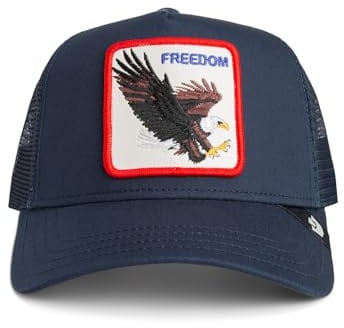 Goorin Bros. Trucker Cap Freedom Eagle Edge Dark Blue, Size: One Size
