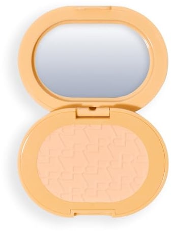 Revolution Powder Pops Instant Blur Setting Powder, Fixierpuder mit Airbrush-Effekt, inspiriert von K-Beauty, glättet die Haut und verfeinert Poren, vegan, Banana, 5 g