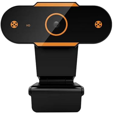 Generico Mini Webcam USB - Dispositivo de transmisión con Enfoque | automático, gran angular sin controladores, diseño Plug and Play | Laptop PC Desktop Computer Videoconferencias Herramienta d