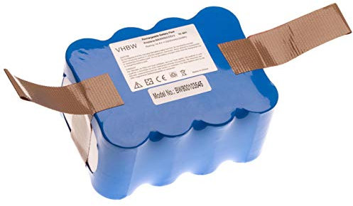 vhbw Batería Compatible con Zeco V700 aspiradora Azul (2200 mAh, 14,4 V, NiMH)