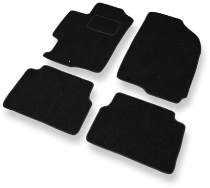 Mossa - Fußmatten Auto kompatibel mit Mazda 6 I (2002-2008) - schwarz Automatten Autoteppiche 1