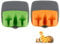 2 Pcs Hand Vegetable Peeler Palm Peeler Rubber Finger Grips Comfortable to Peel Pumpkin, Carrot, Cucumber, Potato and More