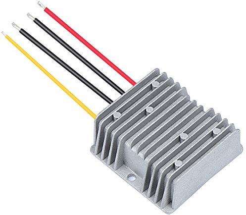 Aussel DC 24V to DC 12V Step Down Converter, 20A 240W Transformator, Voltage Changer Reducer Regulator for Auto Car Truck Vehicle Boat Solar System