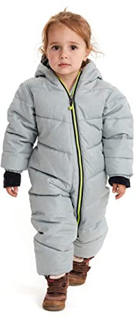 Killtec Unisex Kinder karter mini Overall In Daunenoptik Mit Kapuze, rauchblau, 86-92 EU