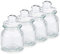 Space Home - Bonbonnières - 4 Pots et Bocaux de Conservation - Pots à Épices - Vintage Boite pour Bonbon Hermétiques - Boîte de Rangement - Bocal en Verre avec Couvercle - Pot à Nourriture - 4x300 ml
