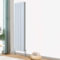 Blümme Vertical Double Flat Panel Designer Radiator Bathroom Heater Central Heating Radiators 1800 x 408mm White
