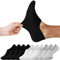 FALARY FüSslinge Herren 43-46 Damen Sneaker Socken FüßLinge & Sneakersocken für Herren Und Damen Unsichtbare Socken No Show Socks Sportsocken für Damen 10 Paar Schwarz Weiß Grau,43-46