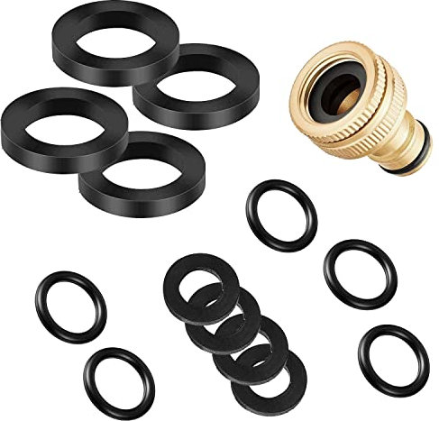 72 PCS Different Size Rubber O Rings Set Rubber Ring Kitchen Tap Washers for Mixer Taps O Rings Rubber Assorted Shower Hose Washer Rubber Seal Plumbing