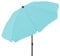 derby Sonnenschirm 196 cm n hellblau – Strandschirm mit Mittelmast für Balkon, Garten & Strand – UV-Schutz, windstabil, tragbar