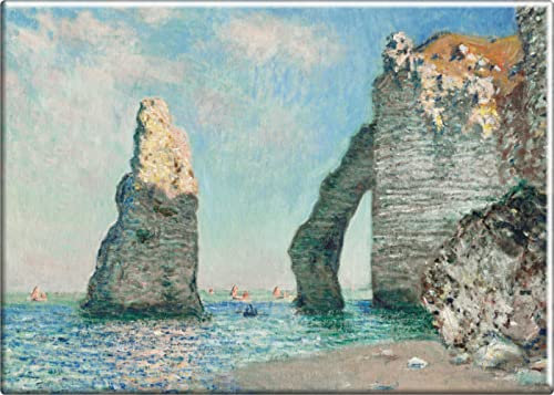Claude Monet Magnet The Cliffs at Étretat, 8,9 x 6,3 cm