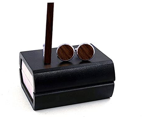 GIVBRO Pinces à cravate en bois pour homme avec boîte pour smoking, mariage, fête d'affaires