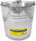 15L Galvanised Steel Bucket - With Wooden Carry Handle, Water Coal Multi Purpose | Indoor & Outdoor Use, Strong & Durable, Storage Pot | Household Organiser