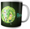Caribou Living Rick and Morty Portal Vortex Tazza in porcellana resistente, 325 ml, per bevande calde, tè, caffè, cioccolata calda