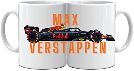 Wanky Candles Cheeky Mugs (TM) - Red Bull F1 Formula One Oil Can car Coffee Tea Mug Ceramic Cup - 330ml 10oz CMUG201