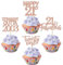 24 Stück 21st Geburtstag Tortendeko Straight Outta 2003 Cupcake Toppers Twenty-one Awesome Since 2003 Cupcake Picks 21 fabelhafte Tortendekorationen für 21. Geburtstag Rosegold