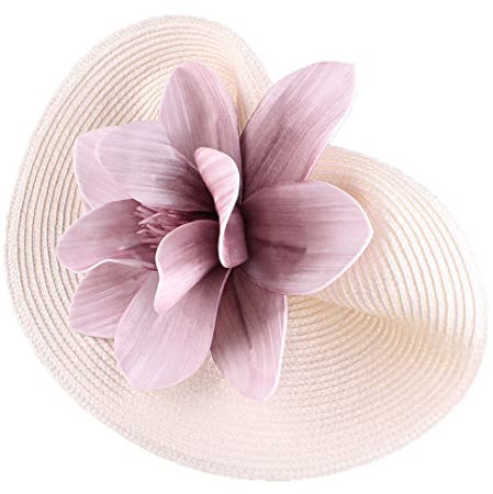 Disimlarl Große Fascinator-Hüte für Frauen, Hochzeitsbankett, Kopfschmuck, Haarspange, Blume, Party, Kopfbedeckung