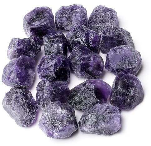 XIANNVXI Amethyst Stein Rohsteine Kristalle Steine Premium Naturstein Heilsteine Kristall Heilung Reiki (200G)