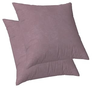 ggaimwf Solide Kissenbezüge Boho-Kissen Altrosa Neutral Gemütlich Kissenbezüge Moderne Kunst Einfarbige Kissenbezüge, 2er-Pack fürs Bett Sofa Sitz Bohemische Dekoration Kissenbezug 60x60cm