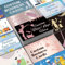 Lot de 100 cartes de visite personnalisées avec logo, texte photo, cartes de visite personnalisées, imprimables, recto-verso, 8,9 x 5,1 cm, imperméables – Modèle de service de nettoyage
