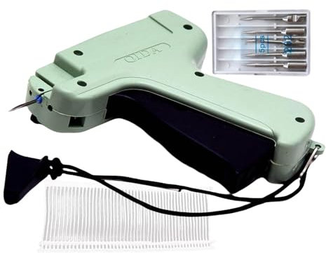 Button Fastener Tool, No-Sew Button Fastener Tool | Button Fastening Machine | Button Fixing Tool with 5 Replacement Heads, 1000 Needle for Sleeves