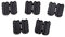 5 pezzi da 5 mm con clip di nucleo in ferrite soppressore del rumore RFI, circuito di filtro subwoofer