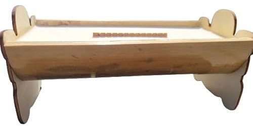 Bougie Socle en Bambou, Bougie en Bois Écologique,