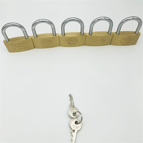 Candados de 50mm abiertos con las mismas llaves, candado de cobre for cajón, equipaje, caja, Hardware, 2 uds.