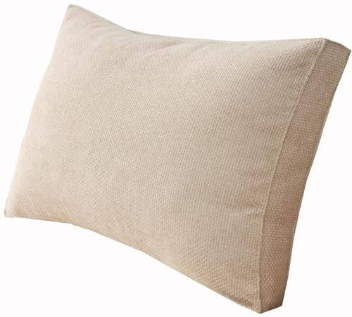 UWOBTN Lesekissen für Bett und Sofa Weiches Kopfteil Wandkissen 60/70/80/90cm Couch Kissen Waschbar Rückenkissen Abnehmbarem Lendenwirbel-/Rückenstützkissen Waschbar(Color 2,70x50+18cm)