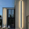 Solarlampen Außen LED Wandleuchte Superhelle Solarleuchten IP65 Aluminum Wasserdichte Solar Aussen Modern Wandlampe Up Down Wireless Wandbeleuchtung Batterie Garten Hof Wand (Warms Licht,60CM)