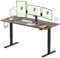 FLEXISPOT Höhenverstellbarer Schreibtisch Basic Plus 180x80cm - 4 Speicherhöhenfunktion - Ergonomisches Sitz-Stehpult mit Antikollisionsfunktion (Walnussbraun)