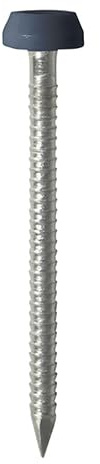 Lot de 50 clous polymères UPVC Gris anthracite 40 mm