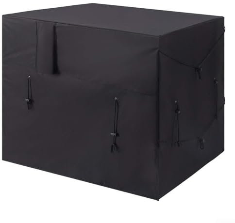 210D Oxford Fabric Pool Heat Pump Cover Shields Your Equipment from Rain, Wind, Dust, and UV Rays While Allowing Ventilation