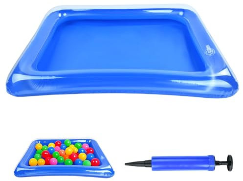 Pataugeoire Gonflable, Petite Piscine Gonflable, Piscine Gonflable pour Enfant, 60 x 45 x 8cm, Piscine Pataugeoire pour Jardin D'été Intérieur et Extérieur