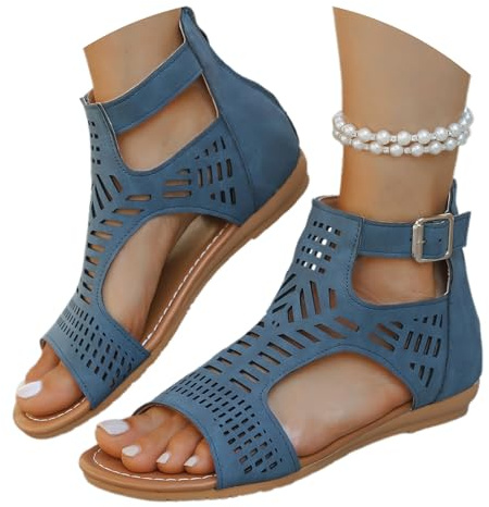 HOOUDO Sandalias Playa Mujer,Sandalias Trekking Mujer,Zapatos Verano,Zapatos Dorados Fiesta,Zapatillas Deporte,Zapatillas Casual