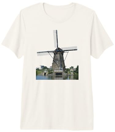Windmill Shirt Kinderdijk Windmill Premium T-Shirt