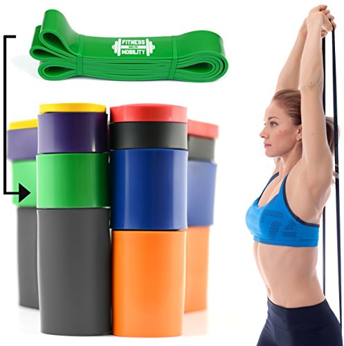 Resistance Bands By CKB LTD® SINGLE BAND For Assisted Pull Up Stretch Strong Latex Gym Elastic Calisthenics Gymnastics Loop Powerlifting Workout Ideal for Men and Women Fitness Exercises