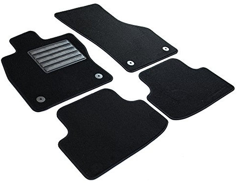 MDM SP-4031 Fußmatten Velours Autoteppich passend für Audi A3 (8VA) SB 10.2012>03.2020 - A3 (8Y) SB 03.2020> / Volkswagen Golf 7 - Golf 8 (auch Plug-in Hybrid / Seat Leon III ST 11.2012>08.2020