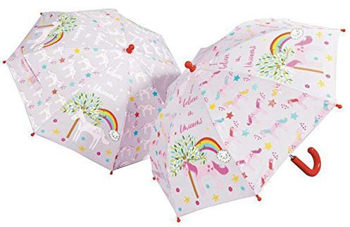 Floss & Rock Einhorn Regenschirm - Scharlachrot, Kind, Regen Schutz