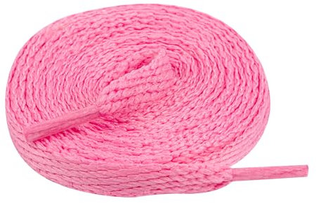 Kilter Entraîneur plat Lacets pour Mixte adulte 8 mm X 140 cm (1 paire) flamant rose