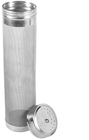 Nikou Filtro per luppolo Homebrew - Filtro per birra, acciaio inossidabile Homebrew Beer Filtro per tramoggia per vino 300 micron 29cm x 7cm (11in x 2.7in)