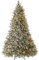 WeRChristmas Pre-Lit Frosted Snow Christmas Tree with 450 Chasing Warm LED Lights, Multi-Colour, 6.5 feet/1.95m