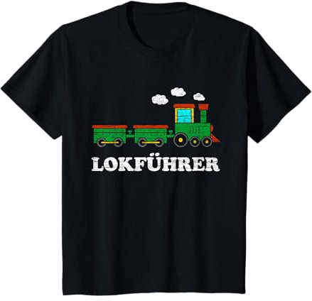 Kinder Lokführer Jungen Lokomotive T-Shirt