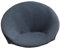MagiDeal Housse de Chaise de Soucoupe en Tissu Jacquard Doux Housse de Chaise en Polyester Amovible antidérapante pour Adultes de, Gris foncé