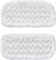 Woozoo, Juego de 2 Almohadillas para Fregar, Captura el Polvo, el Pelo y los pelos de Las Mascotas, Poliéster/Nylon, Lavable a Mano, para Electric Mop IC-M01 - Scrub Pad MC-P01 - Blanco