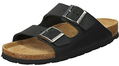 Rohde Herren, Männer, Sandalen,verbandschuhe,Therapie-Sandalen,Klett-Hausschuhe,SCHWARZ,40 EU / 6.5 UK
