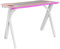 Mars Gaming MGD100RGB, Mesa Gaming Ergonómica RGB, Alfombrilla XXL, Soporte Auriculares y Bebida, Escritorio PC, 100x60cm, Rosa