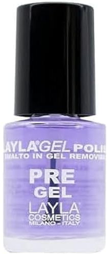 LAYLA GEL POLISH PRE GEL Eccellente preparatore dell'unghia, deidratante, antimicotico, garantisce una maggiore durata di gel e semipermanenti e preserva le unghie da infezioni10ml