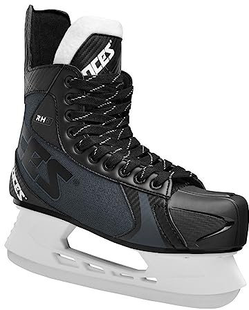 ROCES Herren RH 6 Hockey-Schlittschuh, 001 Black, 39