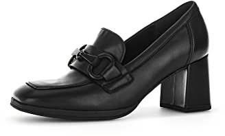 Gabor Damen Slipper, Frauen Slip On,Best Fitting,Businessschuhe,Slip-ons,Mokassins,Halbschuhe,Slides,Schlupfschuhe,Loafer,schwarz,40.5 EU / 7 UK